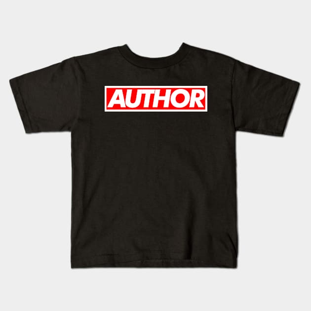 AUTHOR Kids T-Shirt by UniqueStyle